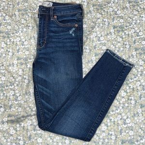 a&f ankle length skinny jeans